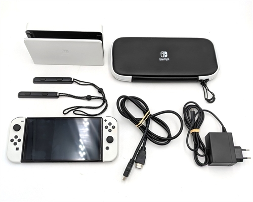 Nintendo Switch OLED - Konsol - SNR XTJ20275452977 (B Grade) (Genbrug)